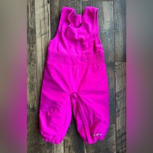Columbia Pink Snow Bib Overalls 12-18 Months